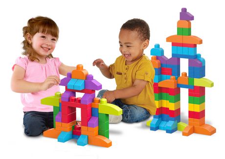 Mega Bloks Build 'N Create Block Set - 250 Pieces ตัวต่อตัวใหญ่เสริมสร้างจินตนาการ จำนวน 250 ชิ้น