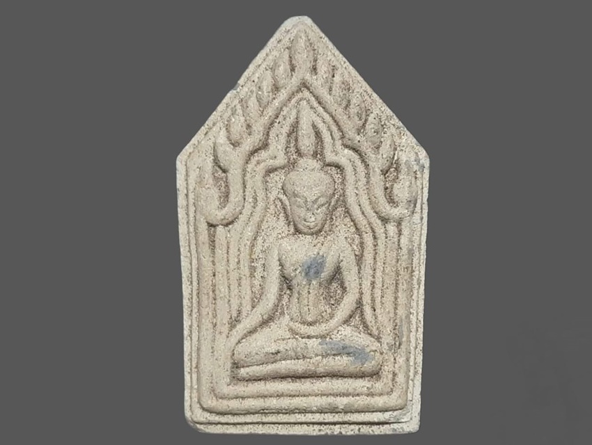 ขุนแผน หลวงปู่สรวง (เทวดาเล่นดิน) วัดไพรพัฒนา ศรีสะเกษ พิมพ์แขนอ่อน เนื้อผง