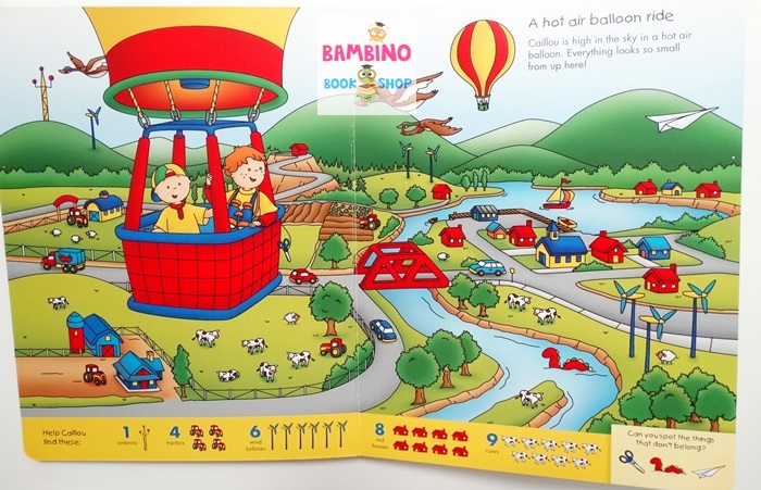 Caillou: Fun Adventures!: Search and Count Book