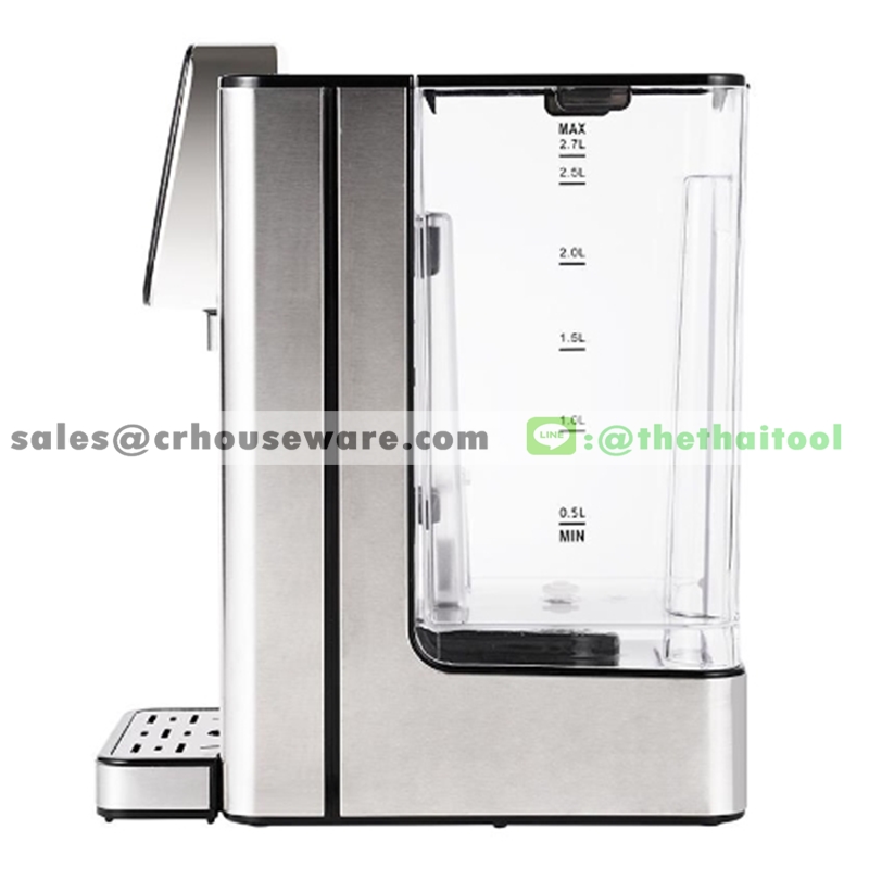 เครื่องกดน้ำร้อนอัตโนมัติ ดิจิตอล 2.7 ลิตร (สีดำ)