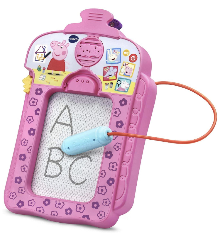 บอร์ด VTech Peppa Pig Scribbles & Sounds Doodle Board, Pink