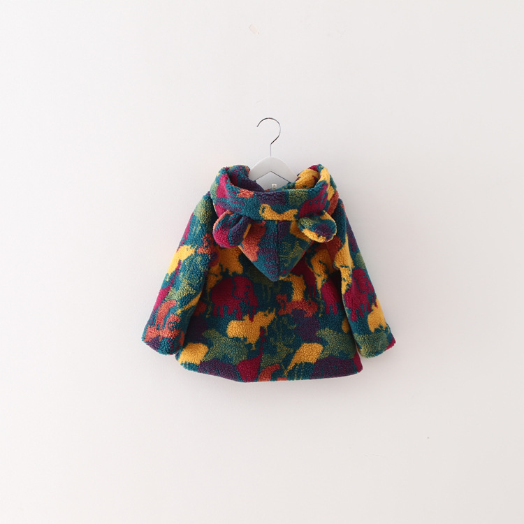 เสื้อกันหนาวแบบคลุมตัวยาวหลากสี มีฮูด