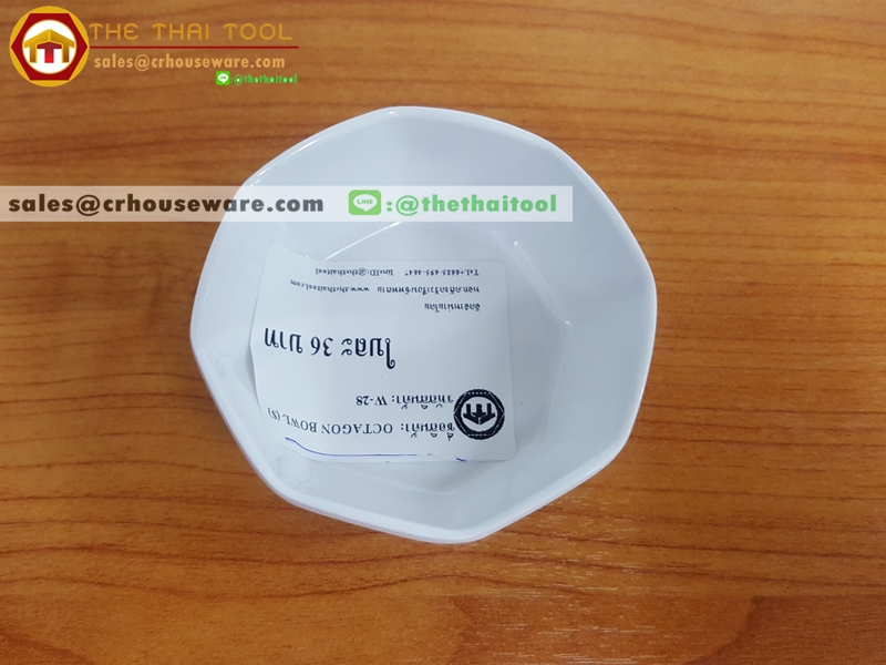ถ้วยน้ำจิ้มเหลี่ยม 3 นิ้ว OCTAGON SASHIMI รหัส ML-W-28