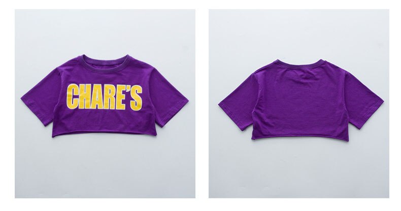 พร้อมส่ง ชุดเต้น ชุดหรีดเดอร์ ชุดเชียร์ เสื้อแขนสั้น+กระโปรงขาว