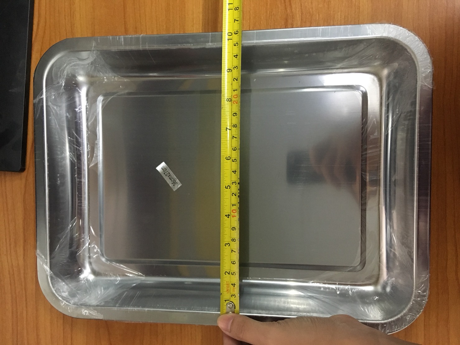 ถาดสแตนเลสใส่อาหาร (รุ่นประหยัด) 008-USTR3625