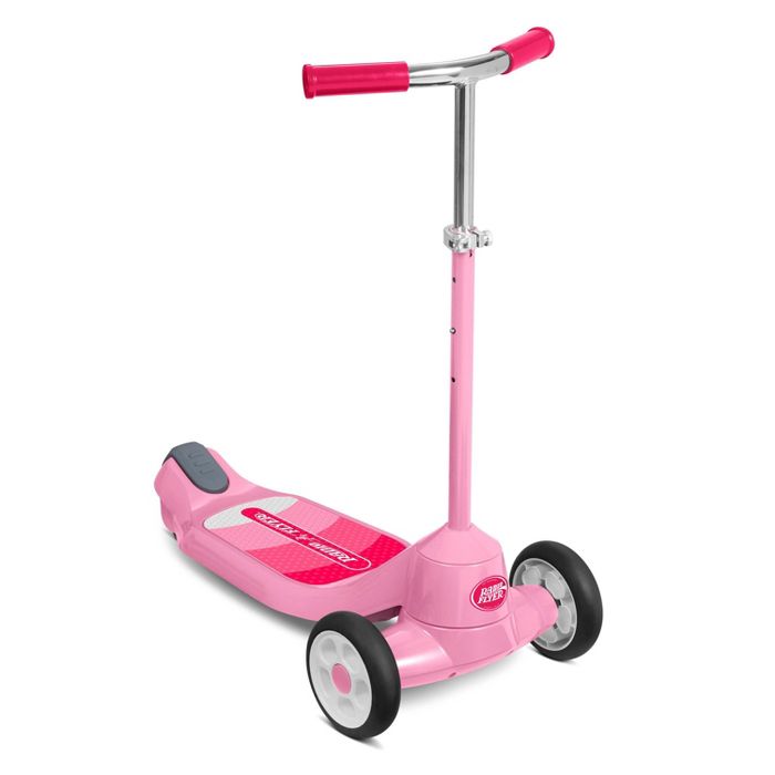 สกูตเตอร์ตัวแรกของลูก Radio Flyer Grow With Me Beginner Kids' Kick Scooter Pink
