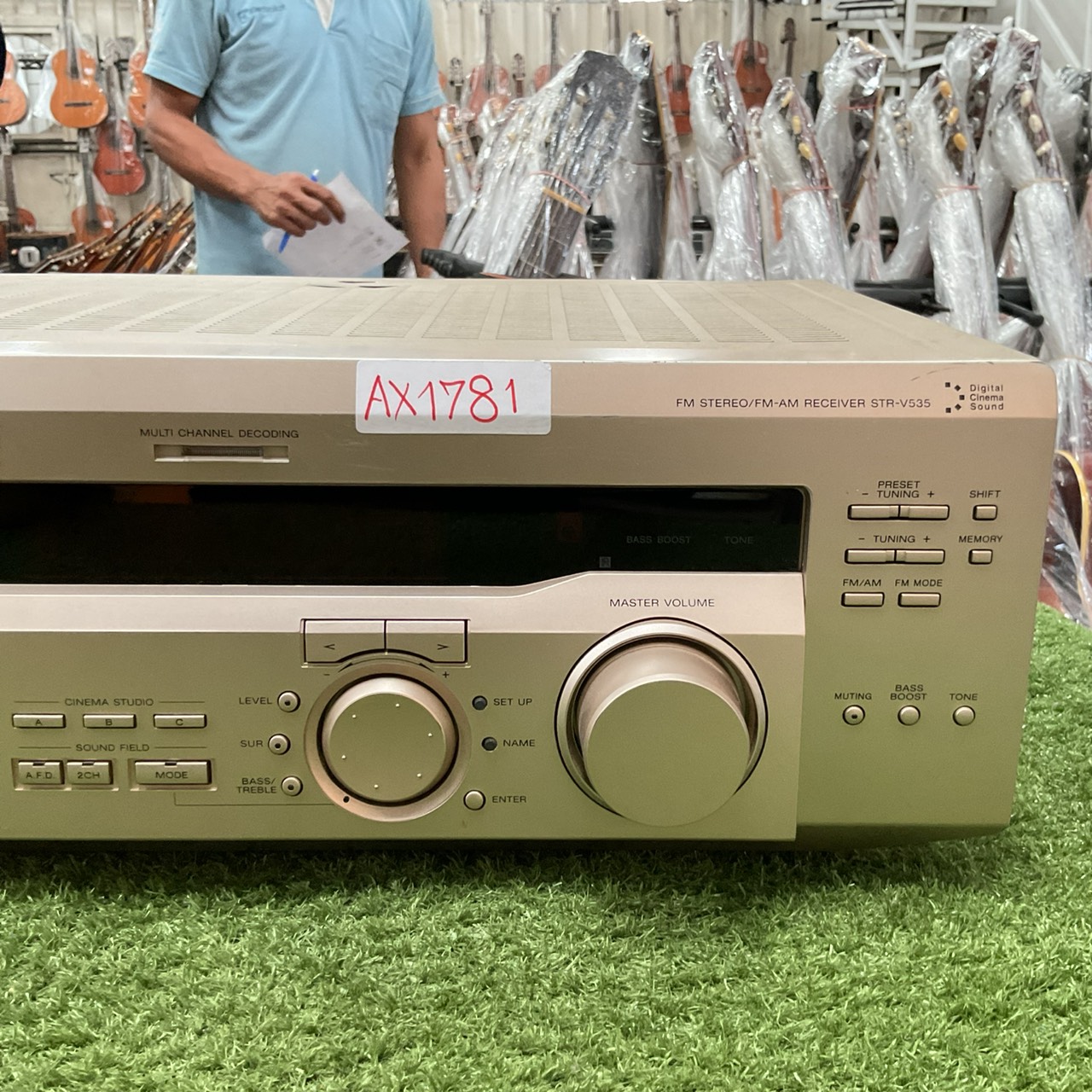 เครื่องขยายเสียง SONY : STR-V535 สินค้าไม่พร้อมใช้งาน (ต้องซ่อม)