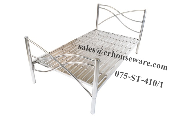 เตียงสเตนเลสสายรุ้ง 3 ฟุต 075-ST-410/1