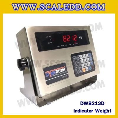 หัวอ่านเครื่องชั่งรถบรรทุก หน้าจอตาชั่งรถบรรทุก หัวอ่านแสดงค่าน้ำหนัก หัวอ่านเครื่องชั่งน้ำหนักรถบรรทุก Truck Scale Indicator ยี่ห้อ DYNAWEIGHT รุ่น DW8212D