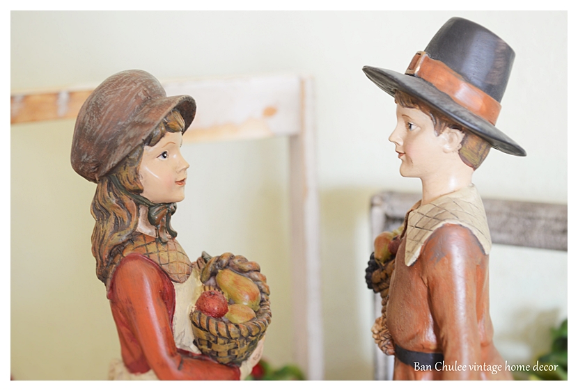 Harvest Kids Decorative Figure BOY & GIRL