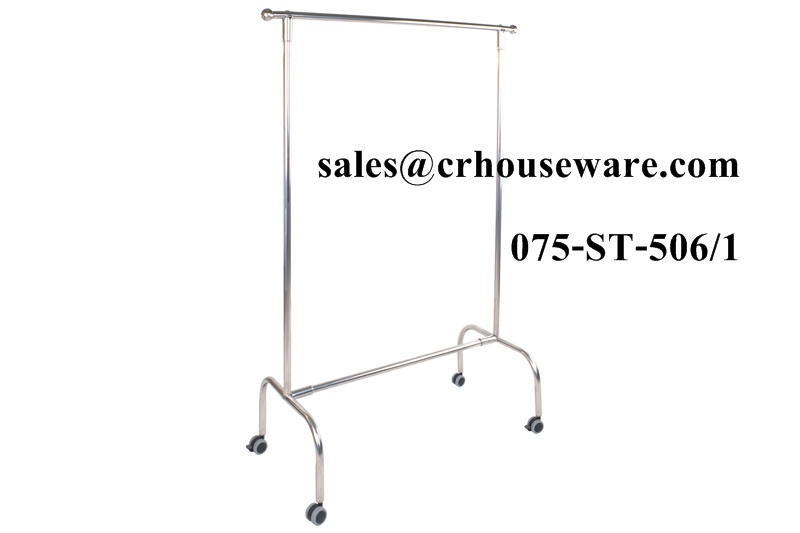 ราวแขวนผ้า-ราวเดี่ยวตรง (มีล้อ) 075-ST-506/1