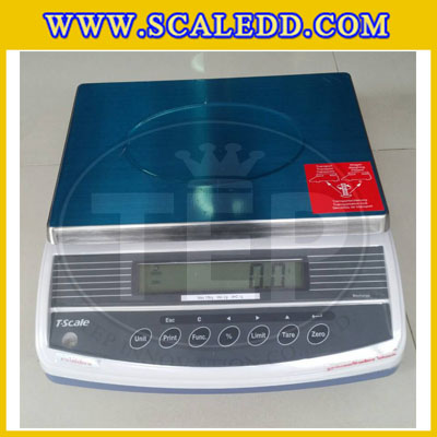 เครื่องชั่งน้ำหนักดิจิตอล พิกัดน้ำหนัก 30กิโลกรัม ยี่ห้อ TSCALE รุ่น QHWความละเอียด1g (เครื่องชั่งผ่านตรวจรับรองจากสำนักชั่งตวงวัด)