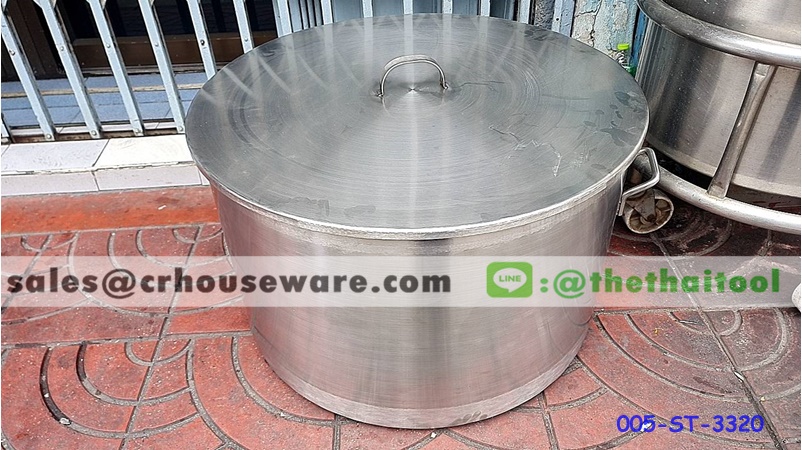 หม้อสตูว์สเตนเลส 005-ST-3320,หม้อต้มหน่อไม้สเตนเลส,หม้อต้มหน่อไม้อย่างดี,หม้อต้มหน่อไม้อุตสาหกรรม