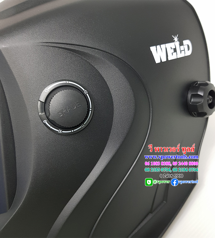 WEL-D WD400S หน้ากากเชื่อมกรองแสงอัตโนมัติ (แทน WD500S) ไปใช้ ZN400S