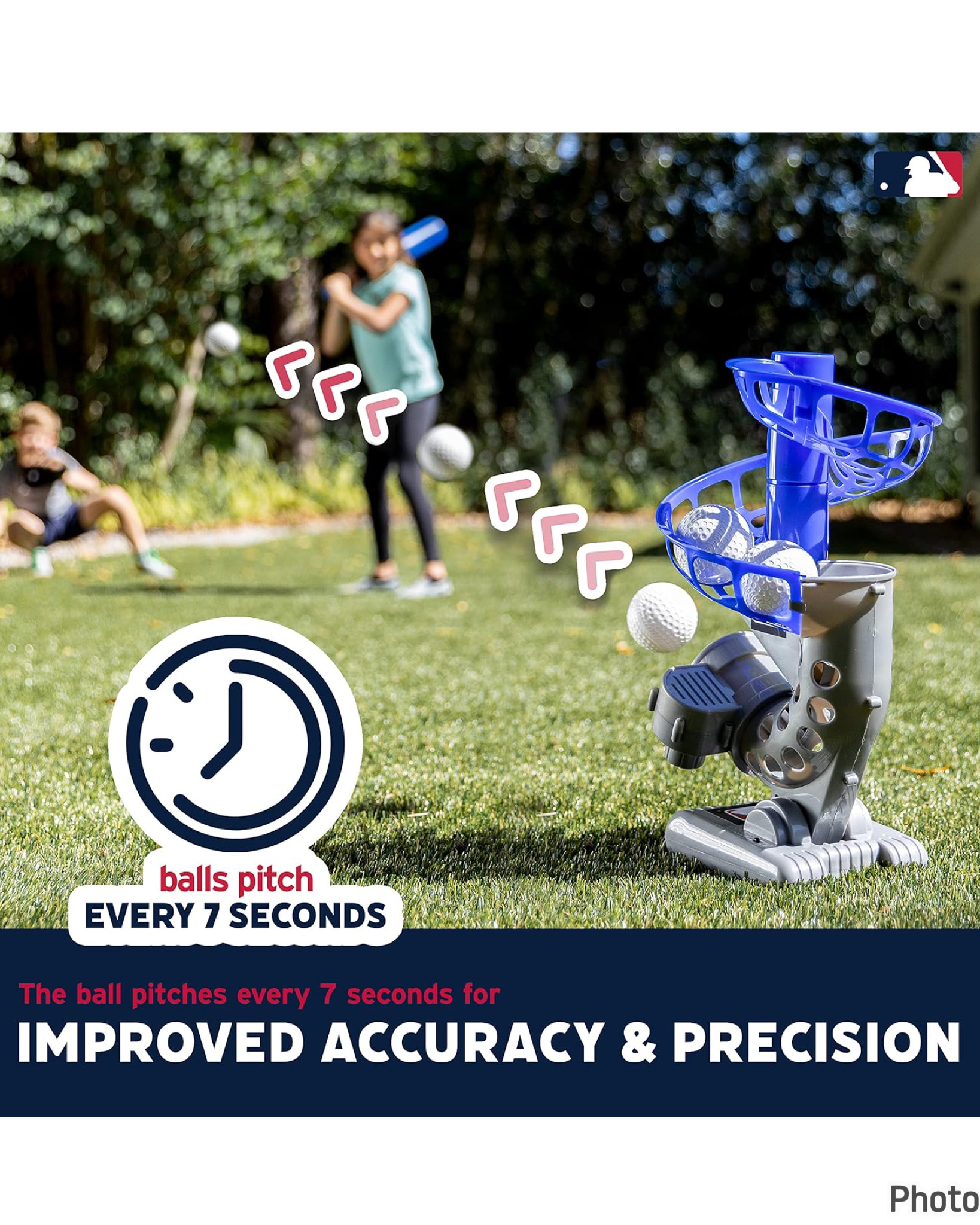 เครื่องส่งลูกเบสบอล franklin sports mlb electronic baseball pitching machine