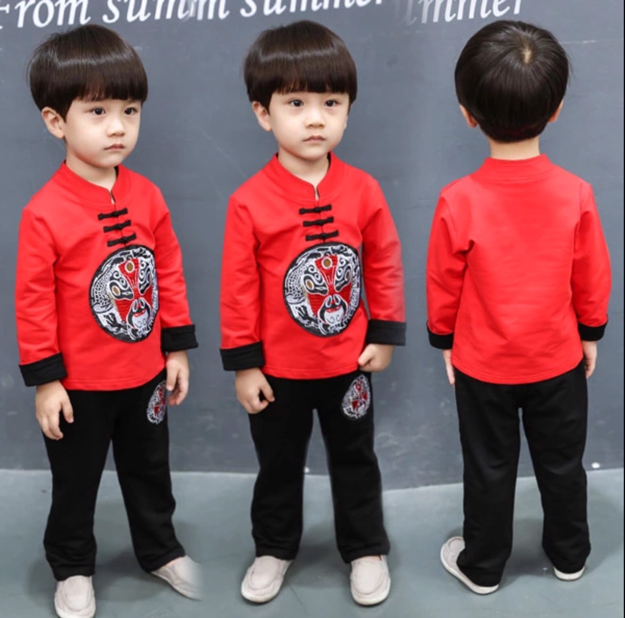 ชุดจีน ผู้ชาย แขนสั้น