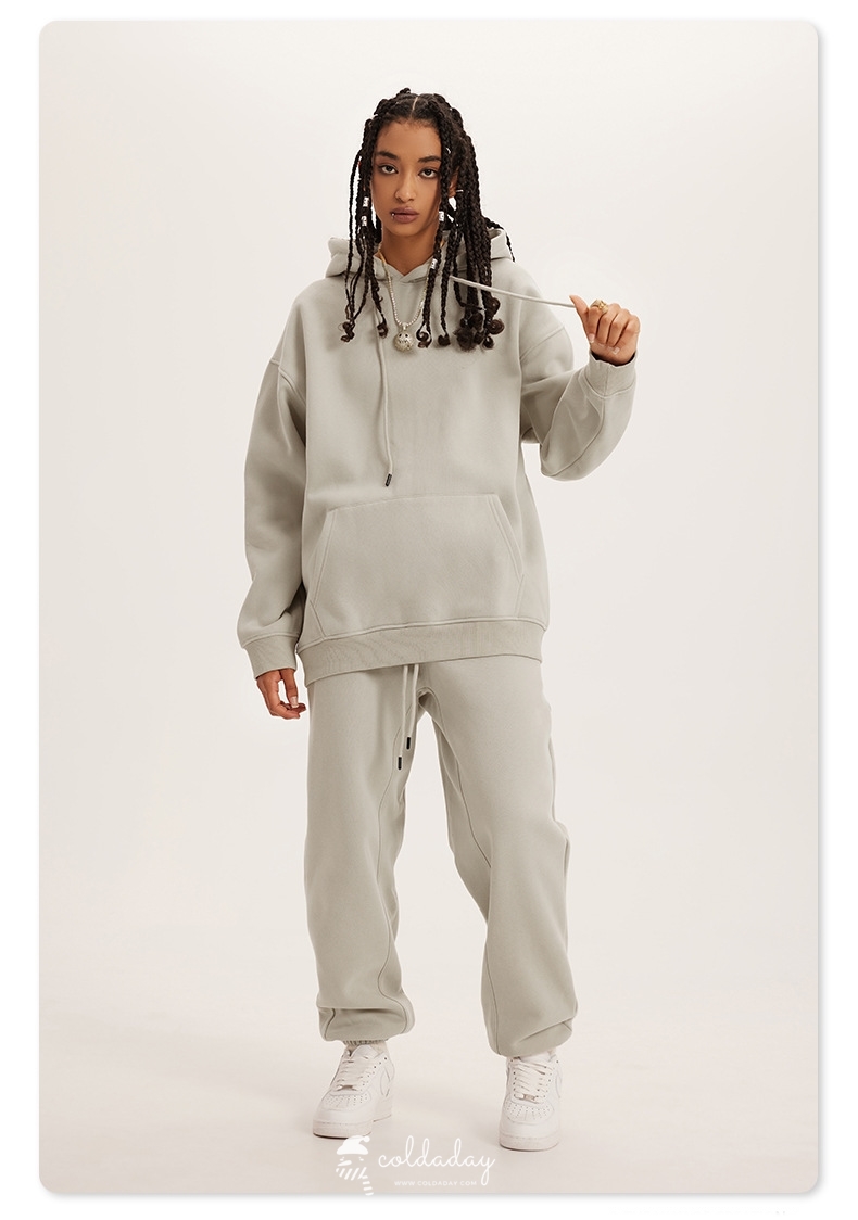 Cozy Urban Hoodie เสื้อสเวตเตอร์ฮู๊ดดี้กันหนาวบุขนแกะ UNISEX size M-3XL