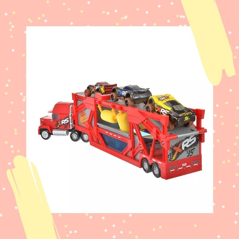 รถเปลี่ยนสีได้ Mack Carrier & Mud Wash Play Set