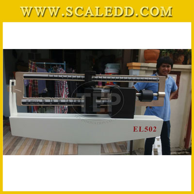 เครื่องชั่งน้ำหนักคน เครื่องชั่งน้ำหนักบุคคล พร้อมวัดส่วนสูง ชั่งได้ 200kg ความละเอียด 100g วัดส่วนสูงได้200cm EL-502