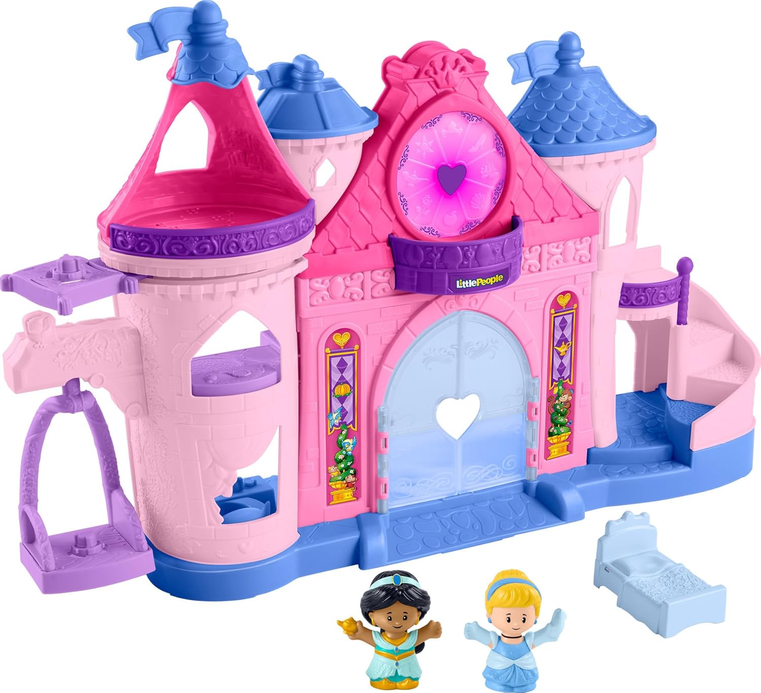 ปราสาท Fisher-Price Little People Toddler Toy Disney Princess Magical Lights & Dancing Castle