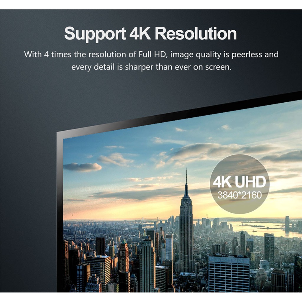 สาย DisplayPort 1.2 Cable รองรับความละเอียด 4K/60Hz by Unitek