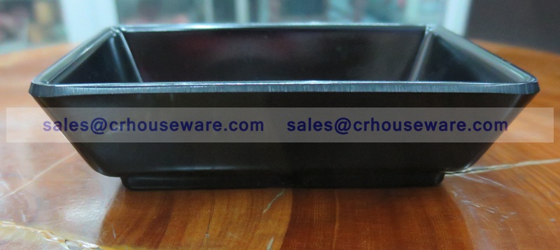 ถ้วยน้ำจิ้มสี่เหลี่ยม 2*3.25 นิ้ว setดำ