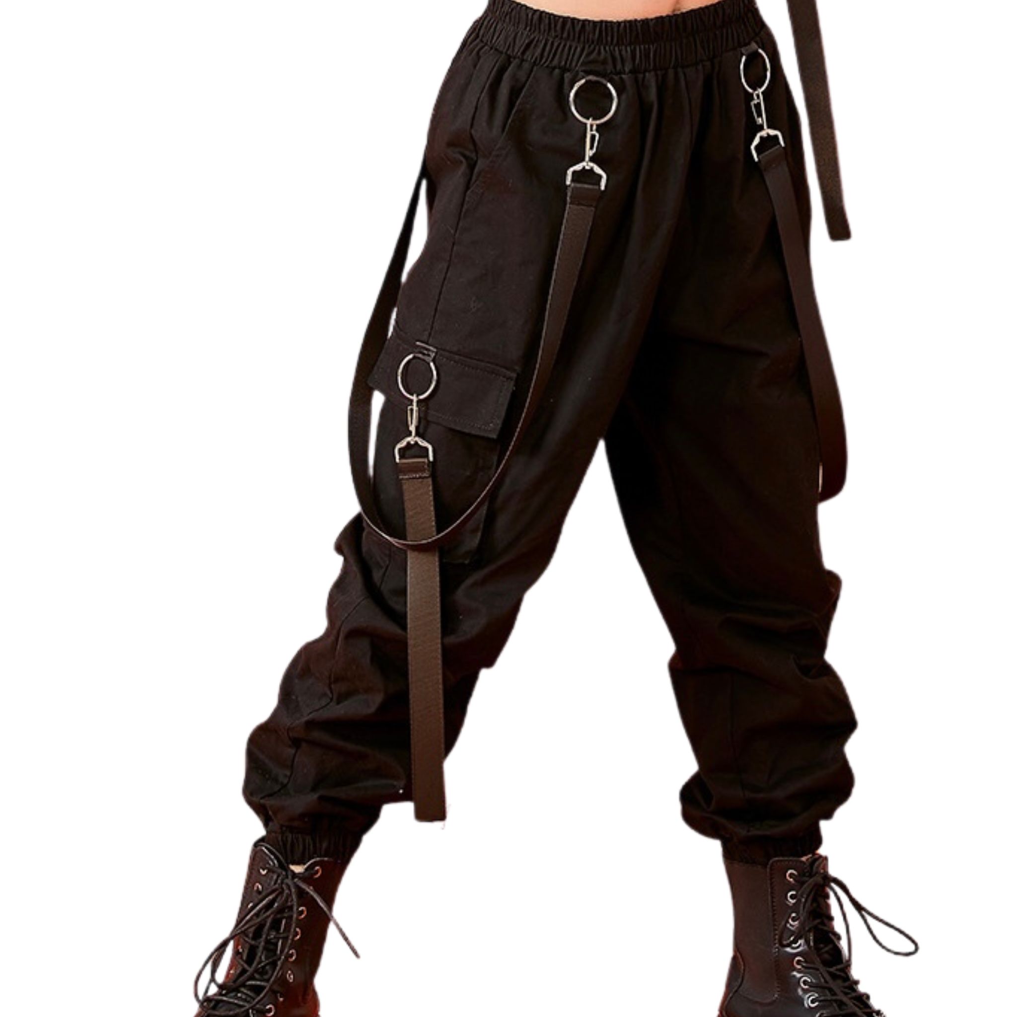 พร้อมส่ง ****ชุดเต้น ชุดแดนซ์ เสื้อแขนยาว+ตัวในสีขาว+กางเกงขายาวสีดำ