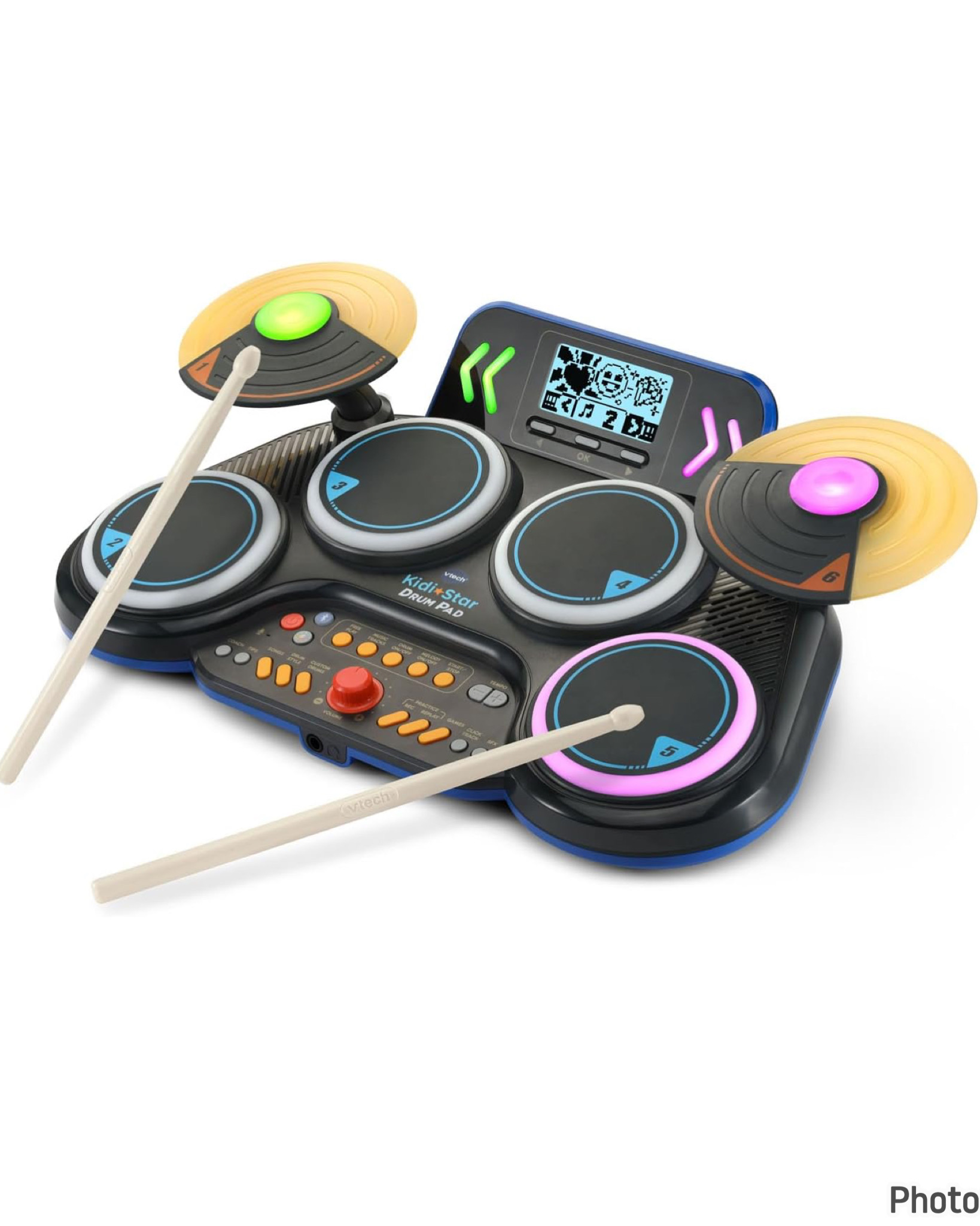 VTech Kidi Star Drum Pad เป็นชุดกลองอิเล็กทรอนิกส์แบบโต้ตอบ
