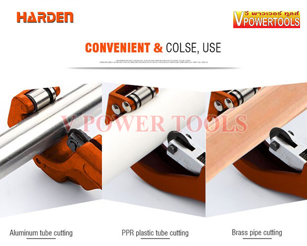 HARDEN 600823 คัตเตอร์ตัดท่อทองแดง ขนาด 6-64 มม. (ขนาดใหญ่)