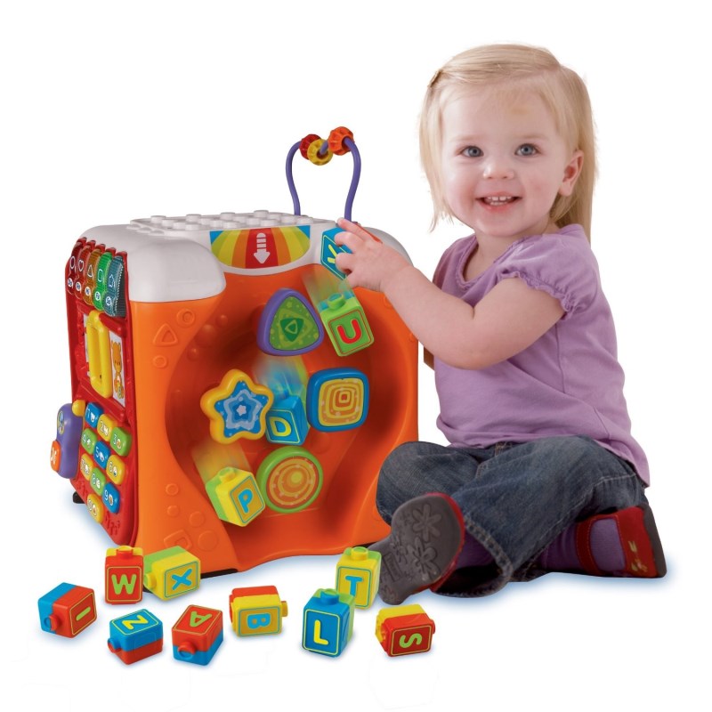 กล่องกิจกรรม 5 ด้าน VTech Alphabet Activity Cube สีส้ม