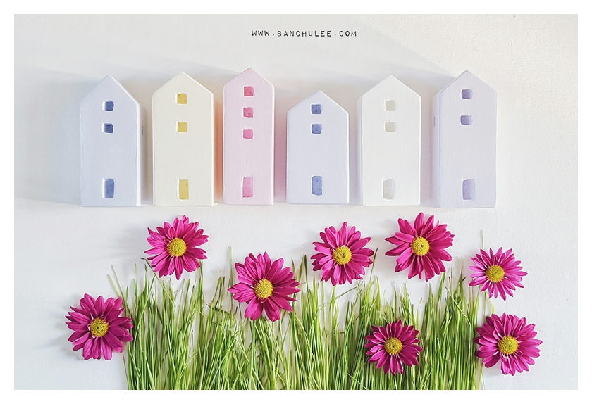 Wooden Pastel Village