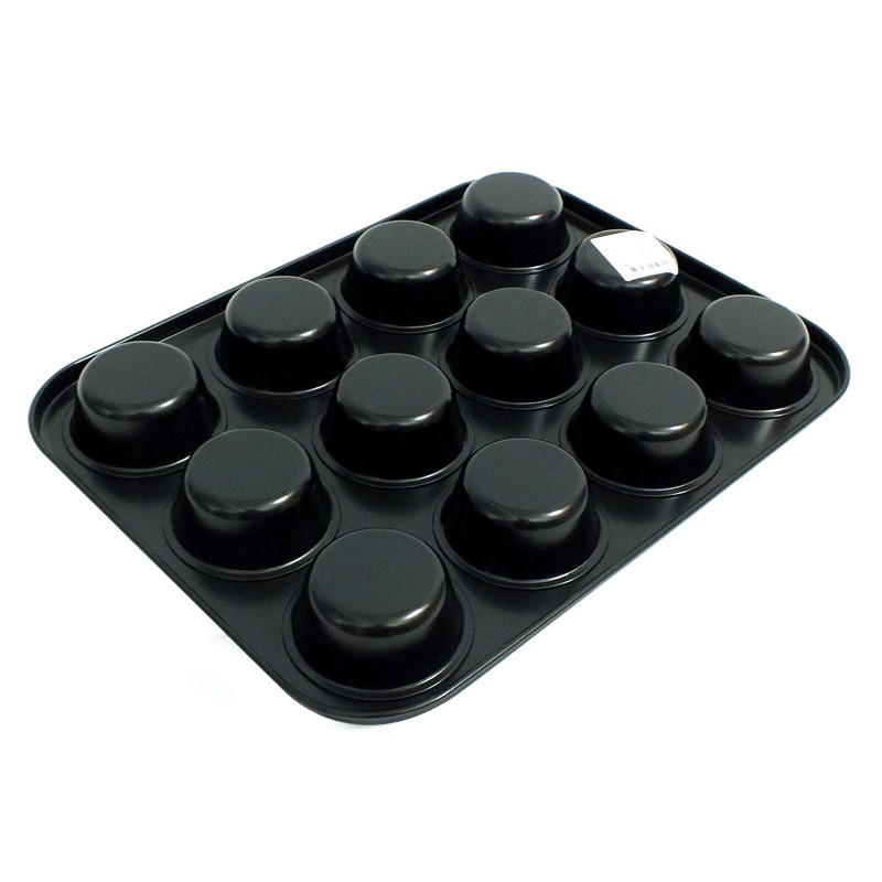 ถาดมัพฟินนอนสติ๊ก 12 หลุมใหญ่ # 31080
