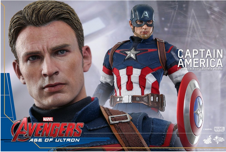 Masterpiece ภาพยนตร์ The Avengers 2 / Age of Ultron กัปตันอเมริกาขนาด 1/6