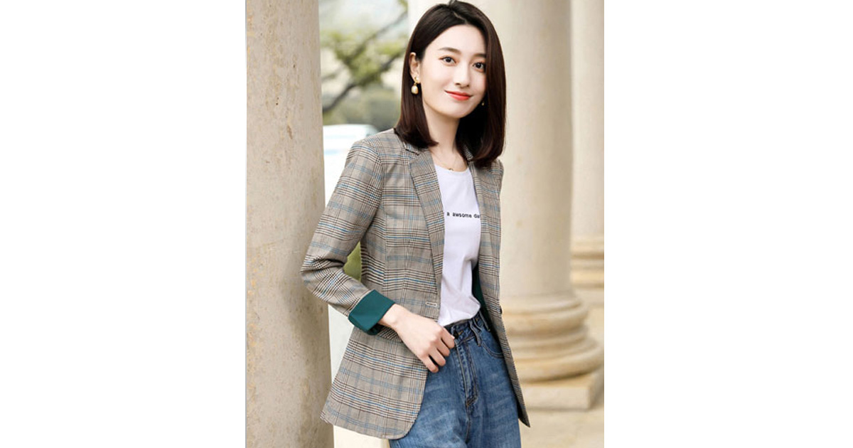 สินค้าพรีออเดอร์ เสื้อสูทแฟชั่นสวยสไตล์เกาหลี มี3สี PO-SUIT-035