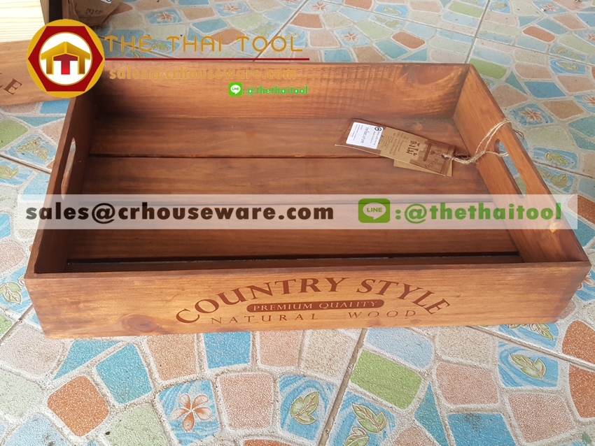 ถาดไม้ รุ่น Peony-L รหัส : 005- TW-PEONY-L Wooden tray Peony-L. Code : 005-TW-PEONY-L