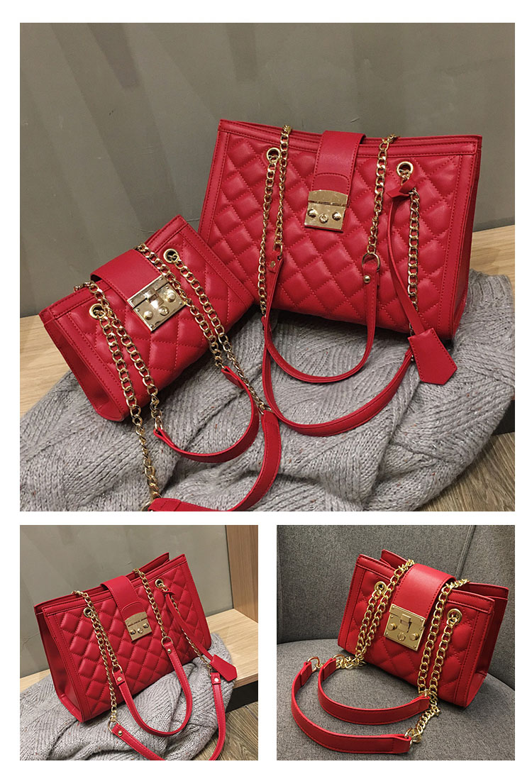 สินค้าพรีออเดอร์ กระเป๋าแฟชั่นสวยหรู 2 ขนาด มี3สี รหัส PO-BAG-023