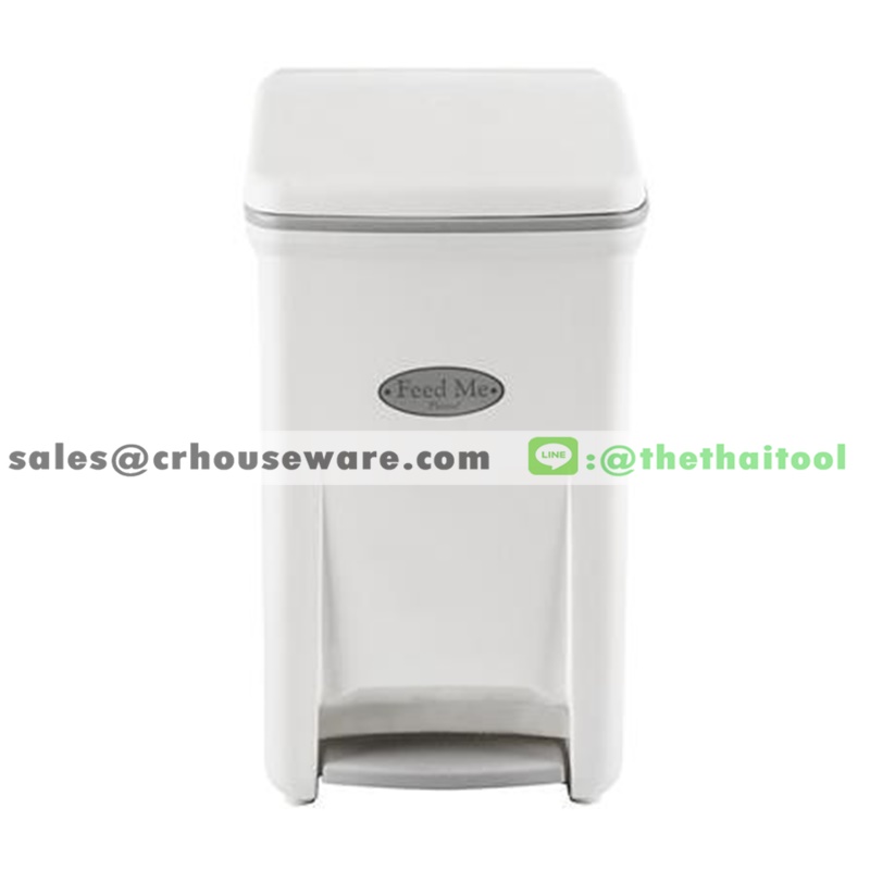 ถังขยะสี่เหลี่ยมแบบเท้าเหยียบ 10 ลิตร 001-PN6003
