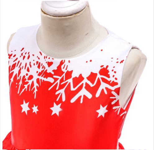 พร้อมส่ง ชุดเดรส คริสต์มาส ทรง แขนกุด