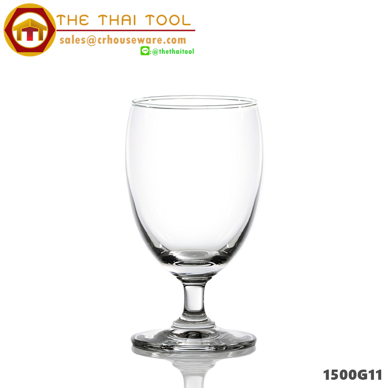 Banquet Water Goblet แก้วน้ำGobet_แก้วน้ำทรงมีก้านรับแขก (บรรจุกล่องเล็ก กล่องละ 6ใบ),แก้วน้ำรับแขกวีไอพี,แก้วก้านรับแขกโรงแรม,แก้วน้ำโรงแรมห้องประชุม