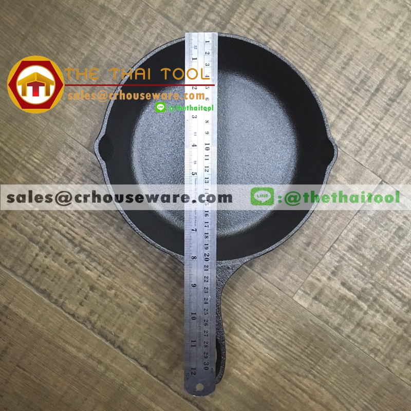 กระทะเหล็กหล่อ 8 นิ้ว 005-KN-08