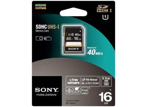 Sony SD Card 16GB รุ่น SF-16UY
