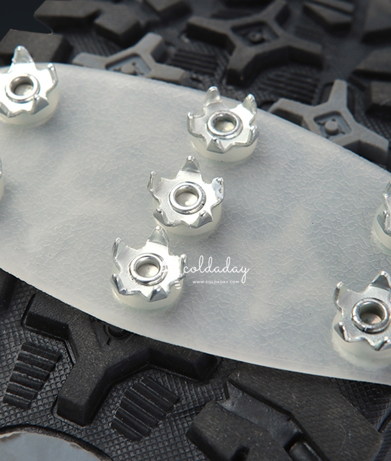 Crampons กันลื่นหิมะแบบสวมหัว Snow Grips - แบบตะปู / แบบเหล็ก