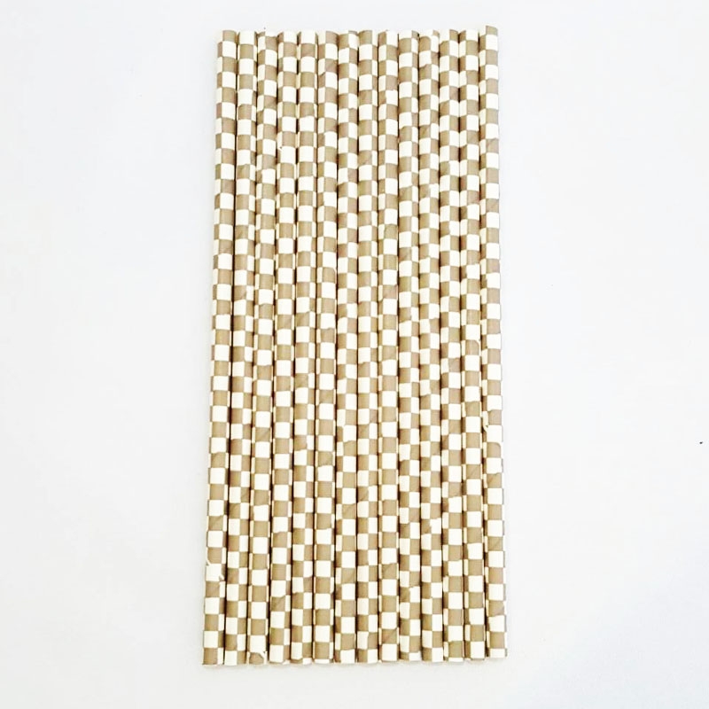 หลอดกระดาษคละลาย ขนาด 5 มิล ยาว 19.5 ซม. ( 500 ชิ้น )