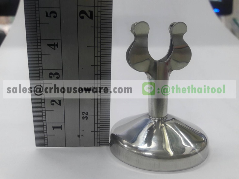 ป้ายเสียบการ์ดความสูง 2" ฐานเรียบ 005-TF-CH-2,Card stands,đứng thẻ,kinatatayuan card,ឈរកាត,ที่เสียบกระดาษ,ที่เสียบเมนู,看台上网卡,