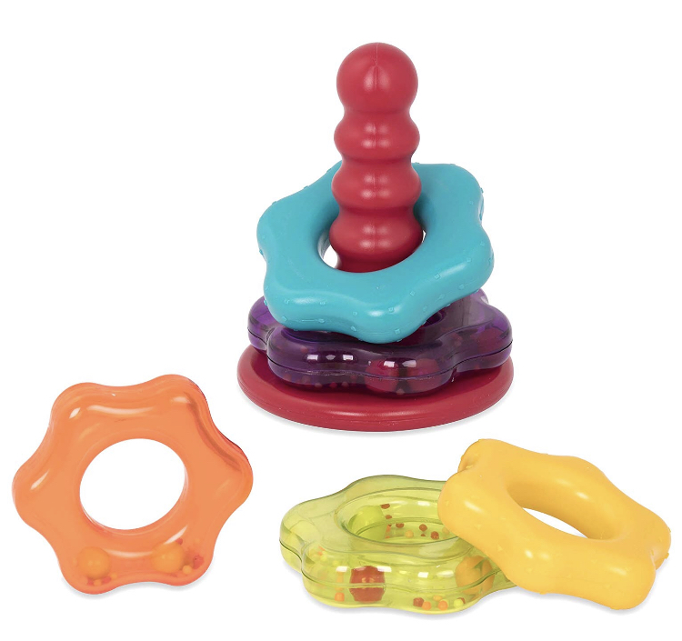 Battat – Stacking Rings + Shape Sorter Cube
