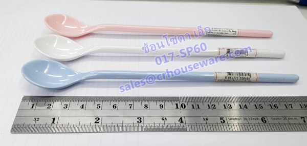 ช้อนโซดาเล็ก,ช้อนกาแฟเมลามีน Code : 017-SP60,Small soda spoon