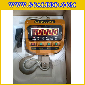 เครื่องชั่งแขวน1ตัน เครื่องชั่งดิจิตอลแบบแขวน1000kg ค่าละเอียด 0.5kg รุ่น OCS-XZ (เครื่องชั่งมีใบผ่านตรวจรับรองจากสำนักชั่งตวงวัด)