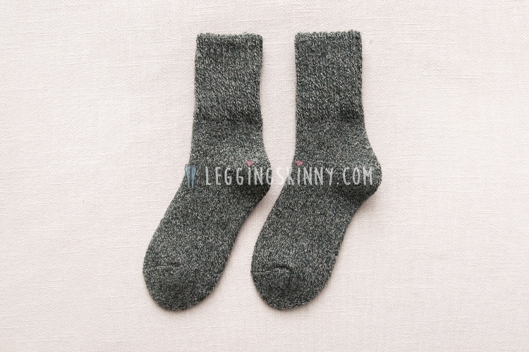 ถุงเท้าขนสัตว์หนาพิเศษ มี 10 สี VER.II