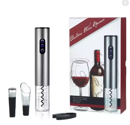 ที่เปิดไวน์แบบอัตโนมัติ พร้อม จุกรินไวน์ จุกปิดไวน์ ที่ตัดฟลอยด์