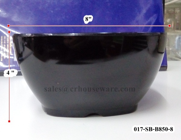 ชามโคมทรงสี่เหลี่ยม 8" 017-SB-B850-8